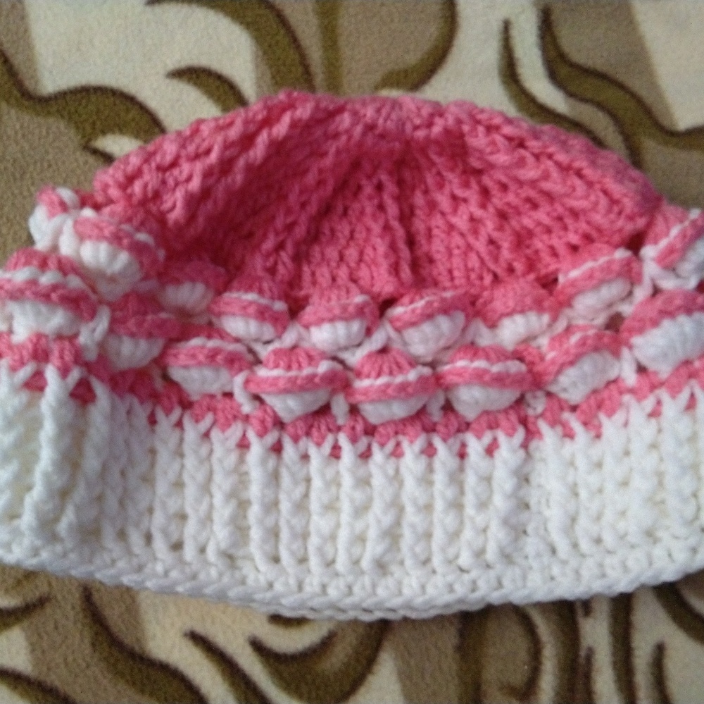 Strawberry muffin hat
